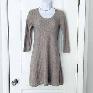 AEO stitched sweater dress in beige Size S EUC